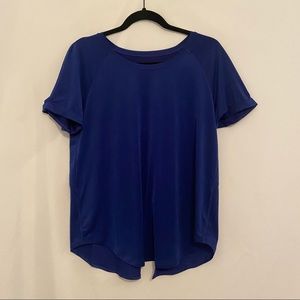 Iridescent Royal Blue LuLu Lemon T-Shirt